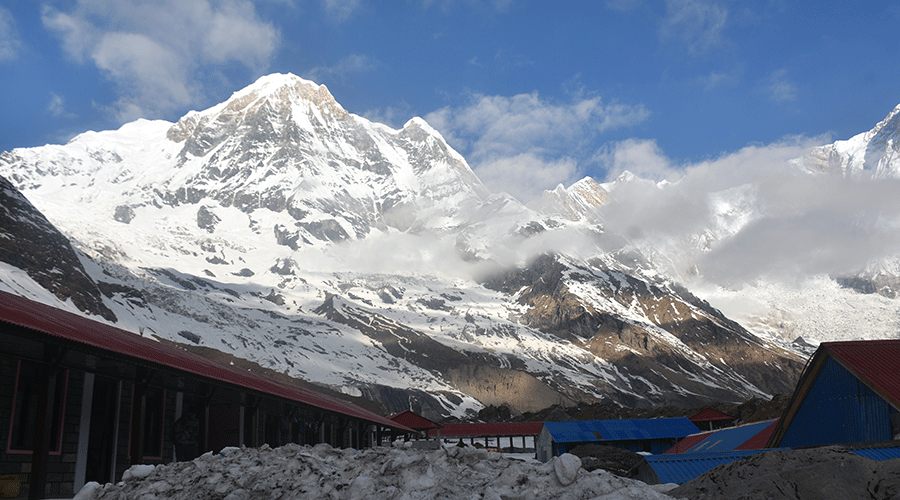 wonderful view of annapurna