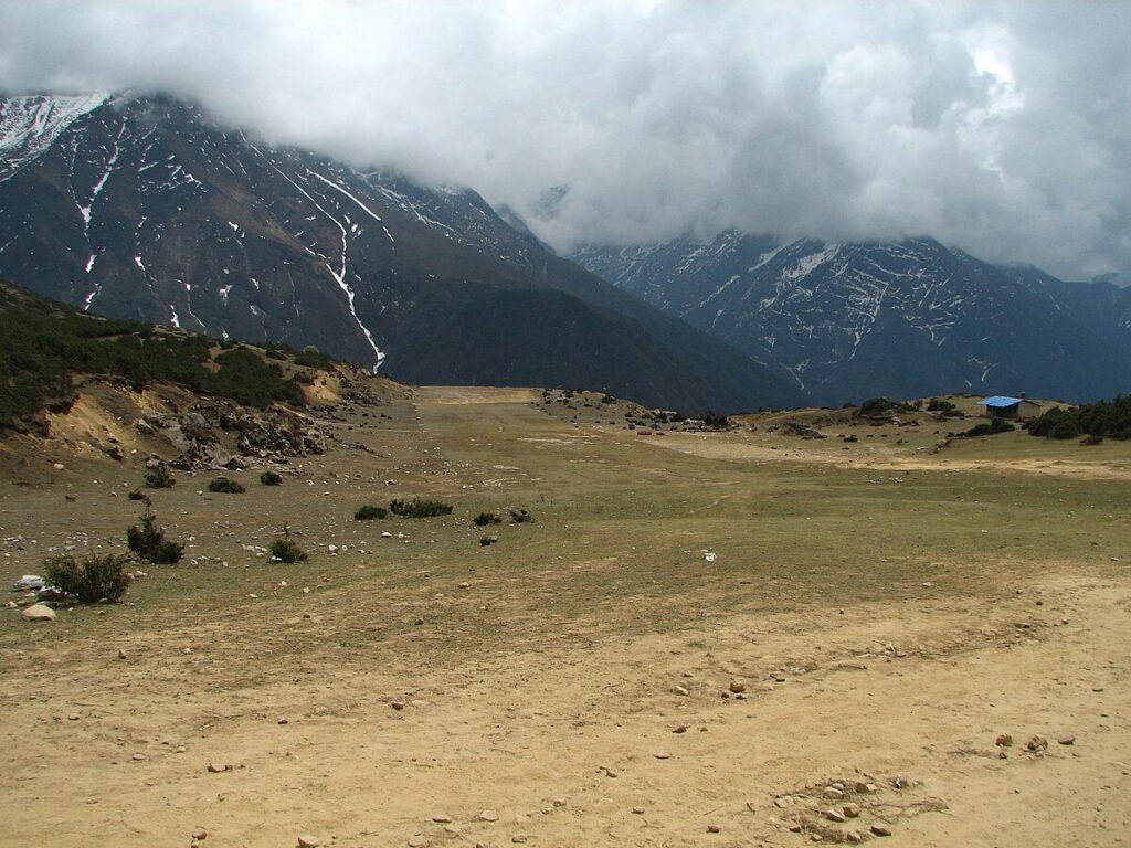 Syangboche Airstrip Above Namche