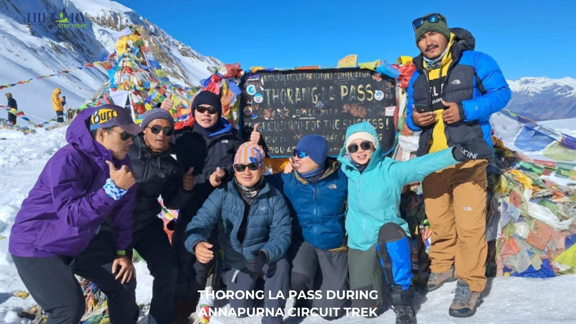 Thorong La Pass During Annapurna Circuit Trek