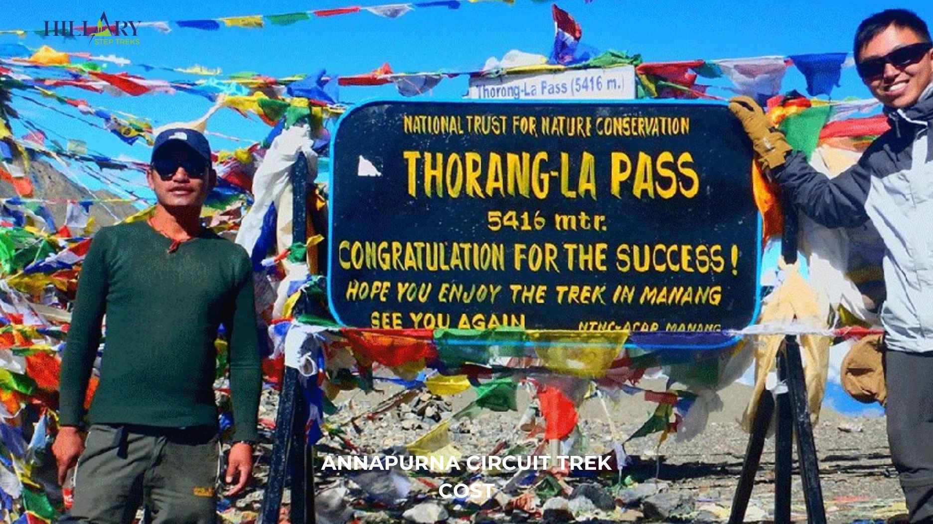Annapurna Circuit Trek Cost